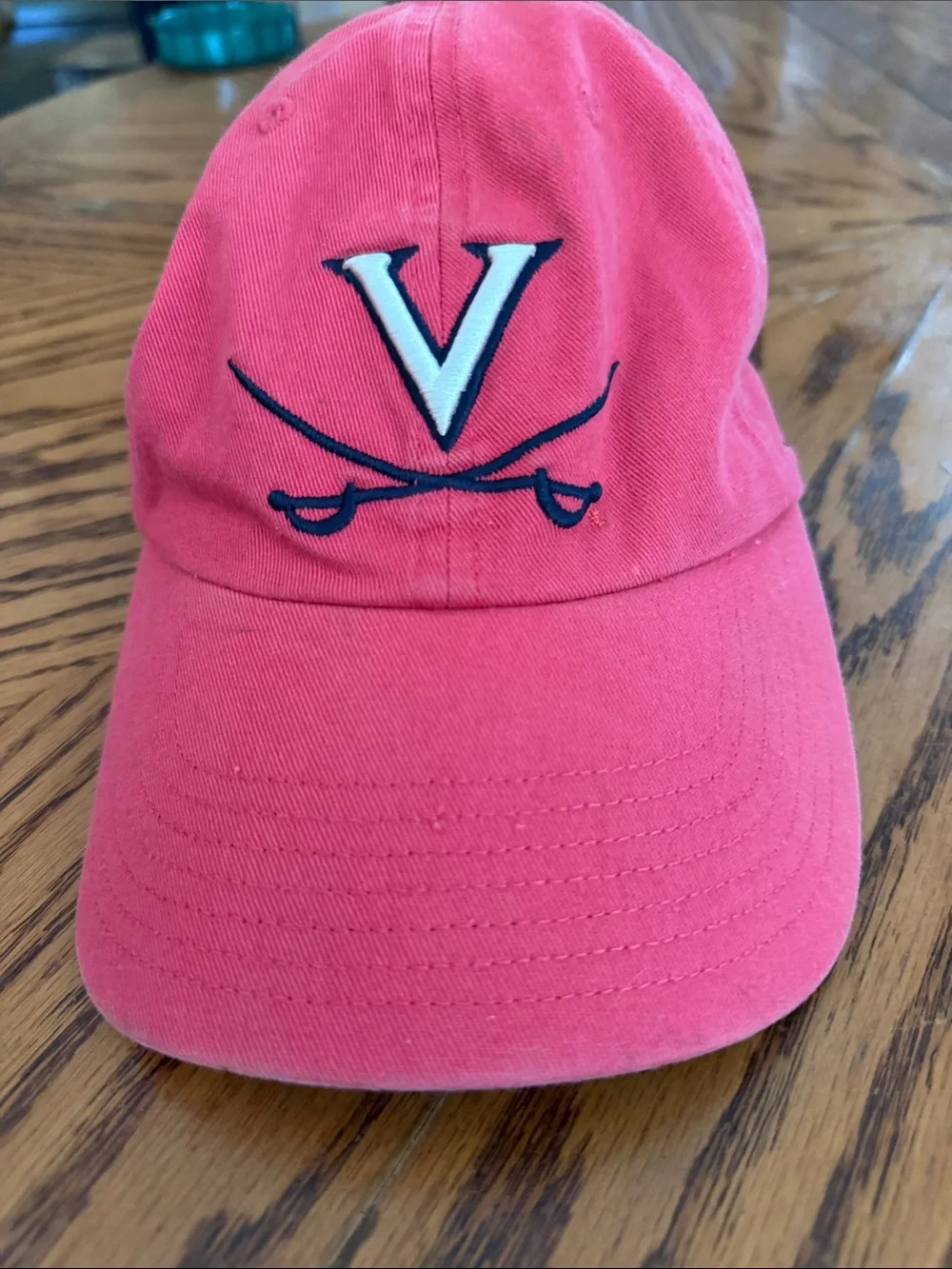 47 Kids Virginia Cavaliers Pink Baseball Cap with Navy & White Logo